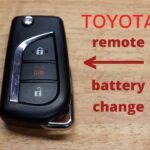 How to ● Toyota Key Fob Remote Keyless Battery Change/Replace