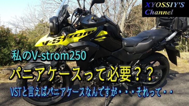 【SUZUKI V-Strom250】私のV-Strom250にパニアケースが必要なのでしょうか？