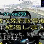 【SUZUKI V-Strom250】バイクの免許を取得してから10年経過しその間無事故でした。