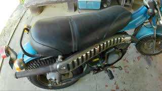 SUZUKI　RV125　バンバン125　エンジン始動　試乗の様子　２スト　VANVAN　排気音　#motorcycle   #vintagebike