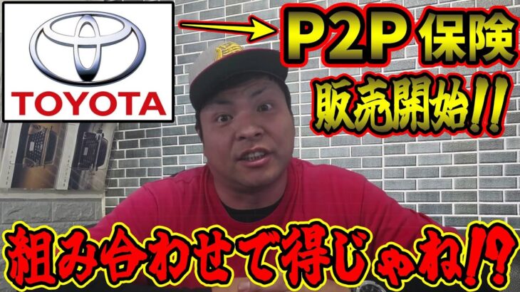 トヨタが国内初のP２P保険を販売開始！これとアレを組み合わせて得になるんじゃね！？