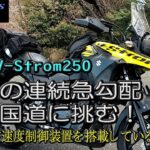 【SUZUKI V-Strom250】SUZUKI V-Strom250で名阪国道の６％連続急勾配(オメガカーブ）に挑む！