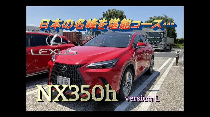 【国産車試乗】LEXUS NX350h version Lで東名高速道路下りを奔る(富士スピードウェイを目指す)