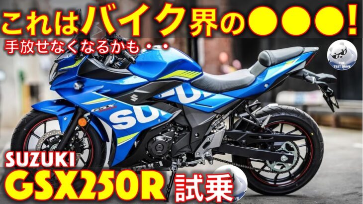 スズキ GSX250R 試乗レビュー！ヤバい これはバイク界の●●●だ！