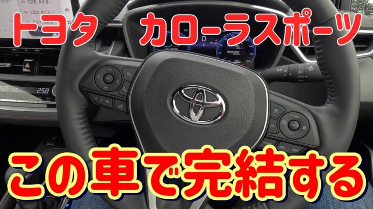 【今から買う人必見】トヨタ　カローラスポーツ　この車で完結する