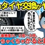 ＥＶのタイヤ交換が地獄！？めちゃくちゃ金かかると話題にｗｗ