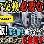 【海外の反応】タイヤ交換不要！オールシーズンタイヤの決定版が新登場！#car #toyota #ford #tesla #japan #dunlop