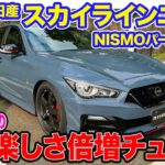 日産 スカイラインニスモ NISMOパーツ装着車【蔵出し試乗動画】走る楽しさがさらなる高みに!! ドリフトも楽しい!! E-CarLife with 五味やすたか