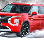 New 2024 Mitsubishi Outlander PHEV MY23 Test Drive on ice – what makes it special??