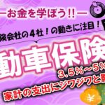 【お金の相談vol.7】自動車保険料3.5％~5％値上げ！家計の支出にジワジワと影響か？！大手損害保険会社の４社！の動きに注目！も解説するよ！#税理士 #お金 #節税 #保険 #自動車