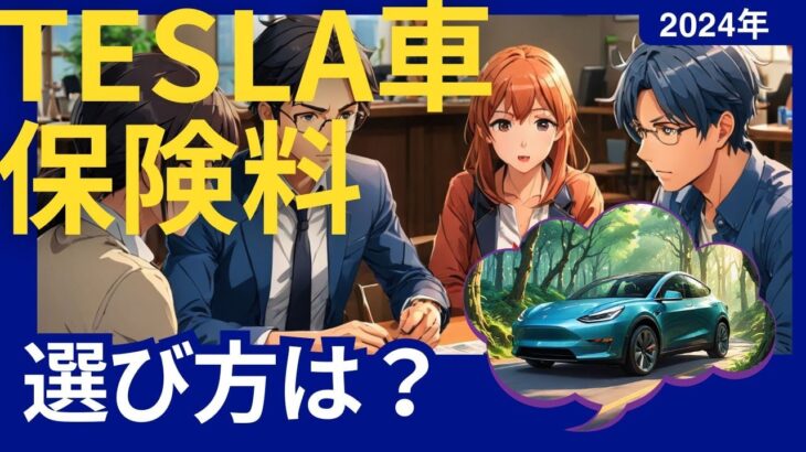 テスラ車の保険。選び方は？