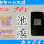 さよならDS　シトロエン　プジョー　キーレス電池交換