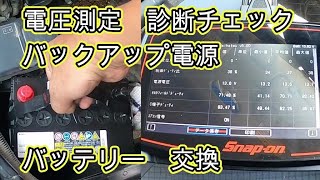 😄　バッテリー　交換　バックアップ電源　診断チェック　動画　Ｓ３２１Ｍ　ピクシス　Ｓ３２１Ｖ　ハイゼット　カーゴ　S321V　HIJET　CARGO　ダイハツ　DAIHATSU　PIXIS VAN