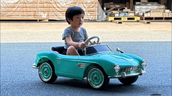 子供用　BMWのEVをバッテリー交換で容量アップ！たっぷり遊べるようにしてみました