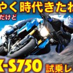 スズキ GSX-S750 試乗レビュー！レアなミドル4気筒ストファイ！でも生産終了。。 Suzuki GSXS750