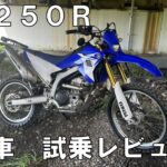 WR250R　納車試乗レビュー　ヤフオクガチャ