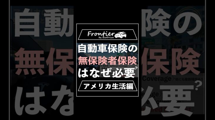 自動車保険の無保険者保険はなぜ必要？【アメリカ生活編】