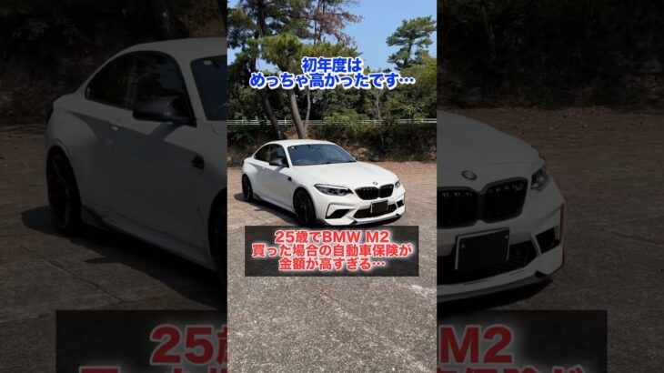 【保険が月々〇万円⁉️】25歳でBMWM2コンペティションを買った時の自動車保険が高すぎた… #bmwm2 #bmwm2competition #車好きと繋がりたい