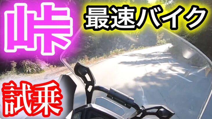 【バイク試乗】峠最速バイク！？試乗