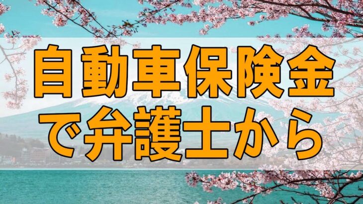 TEL人生相談 🧚‍♂  自動車保険金で弁護士からクレームをうけた73才男性!今井通子＆坂井眞!