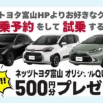 NETZ de 試乗 キャンペーン開催中！【ネッツ富山おすすめ車シエンタ】