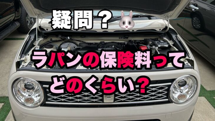 【自動車保険】ラパンの保険料ってどのくらいなの？♯ラパン♯自動車保険♯軽自動車