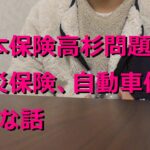 日本保険高杉問題・火災保険、自動車保険、とかな話