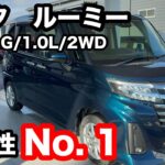 トヨタ　ルーミー　カスタムG　2WD　FF　試乗！実用性ナンバー1だが