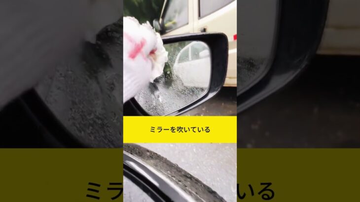 99%の運転手は雨の日に車のバックミラーを運転すると水が溜まりやすいことを知らない #自動車 #自動車保険 #車#shorts  #自動車知識#shortvideo