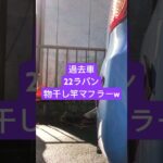 物干し竿で作ったストレート管笑#22ラパン#マフラー交換 #ラパン #過去車#直管