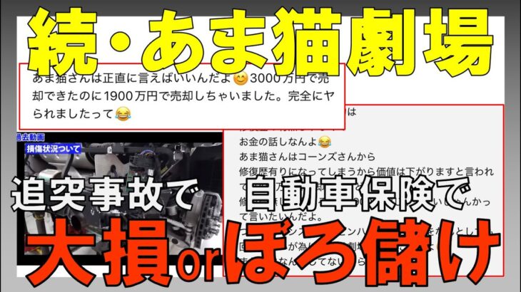 【事故で大損⁉︎】あま猫さん488スパイダーから学ぶ、自動車保険（車両有り）について（初心者向き）