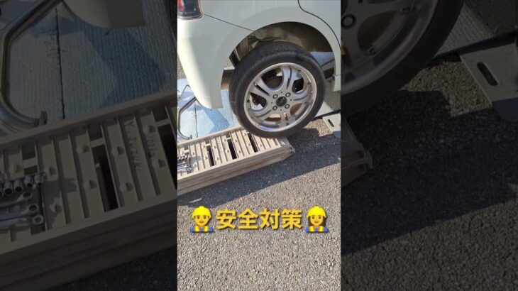 足車のマフラー交換①