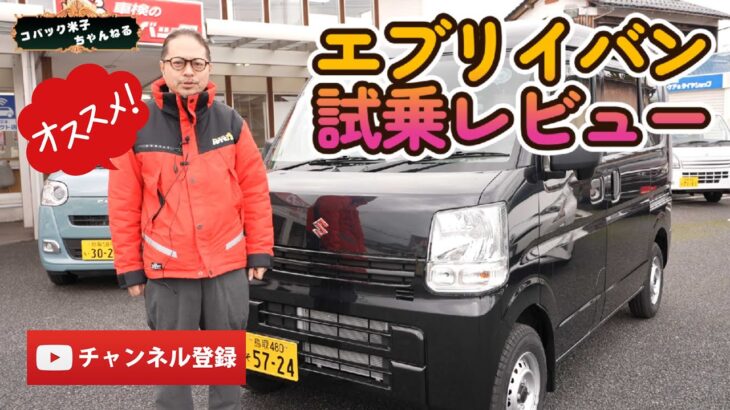 【大好評！スズキエブリイバン】試乗レビュー！室内空間最強！！軽自動車でも車中泊可能！使い勝手丁度良い満足感！仕事もプライベートも楽しもう！