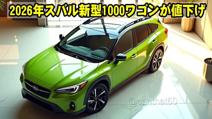 2026年新型スバル1000ワゴン – 未来のワゴンがここに！