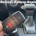 2024-2025 Toyota Tacoma Remote Key Battery Replacement 2026