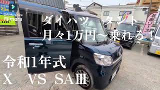 ダイハツ タント 中古車リース メンテナンス、車検代、自動車税等全てコミコミ 月々1万円～乗れる！