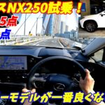 【最廉価グレードが一番いい！】レクサスNX250試乗インプレッション！【加速燃費内装素晴らしい質感】
