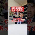 最も保険料が上がった車は？#社長 #社長と部下  #インタビュー #社長インタビュー  #社長に聞いてみた #社長の日常  #保険代理店 #保険屋さん #火災保険 #自動車保険