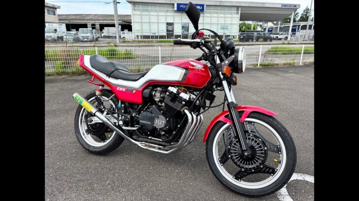 CBX550F　400エンジン　RPM　エンジン始動＆試乗動画　honda　engine　start　CBX　CBX400F