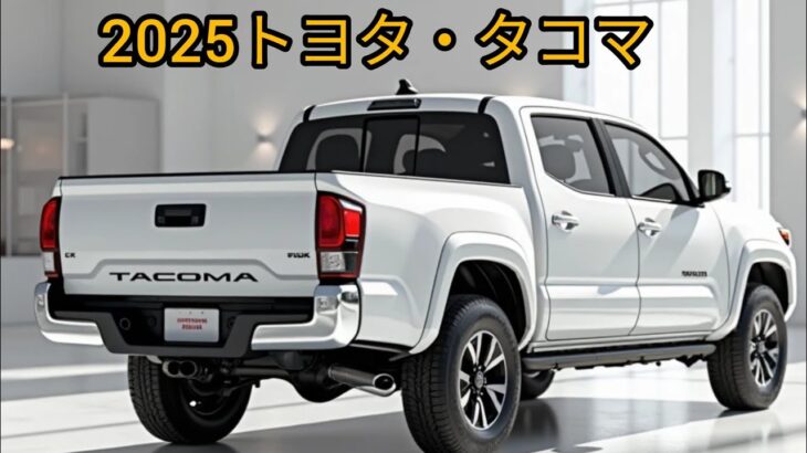 2025年 トヨタ・タコマ SR エクストラキャブ「アンダーグラウンド」外装紹介