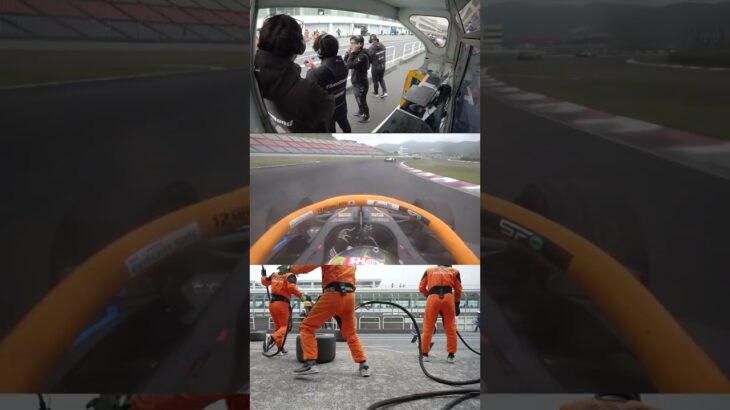 急遽ピットイン！タイヤ交換までの流れる動き｜ThreeBond Racing 2025