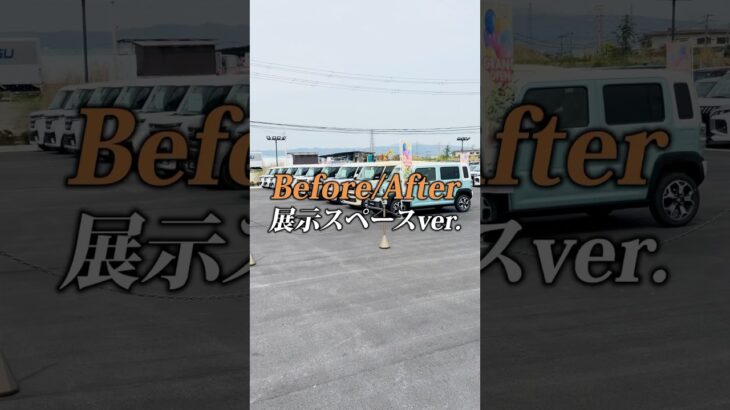【Before/After】試乗車も中古車もずら〜っと並べています！🚗🚙🛻