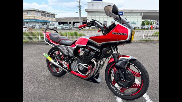 CBX550F　カスタム車　インテグラ　RPM　エンジン始動＆試乗動画　honda　engine　start　CBX　CBX400F