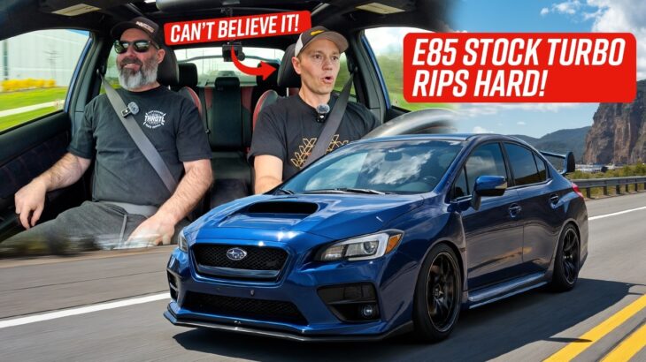 First Drive in the OEM+ Subaru WRX STI | PUMP GAS vs E85 Results