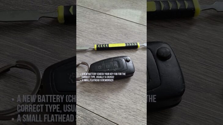 Ford Key Battery Replacement Trick | Quick & Easy DIY Fix!