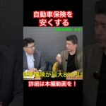 保険を安く #Shorts #物価高騰 #自動車保険