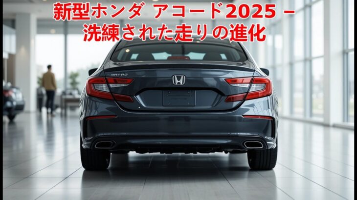 ホンダアコード2025 完全解説… 新型は「これ」で従来型を超えた！【最新試乗レポート】