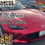 【世界中で愛されている車】MAZDAロードスターS Leather Package V Selectionに試乗してみた！