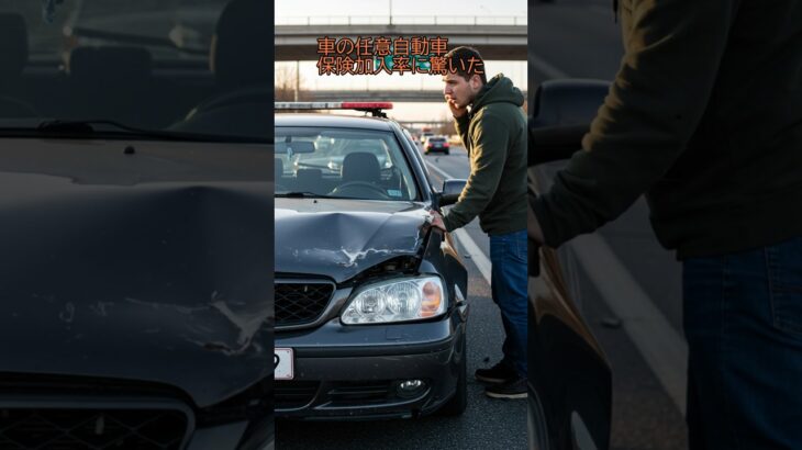 任意保険加入率に驚いた！　#事故　#任意自動車保険　#ワースト加入率