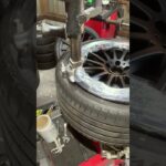 285/35R20 ホイールリペア後のタイヤ組込み作業 #タイヤ交換